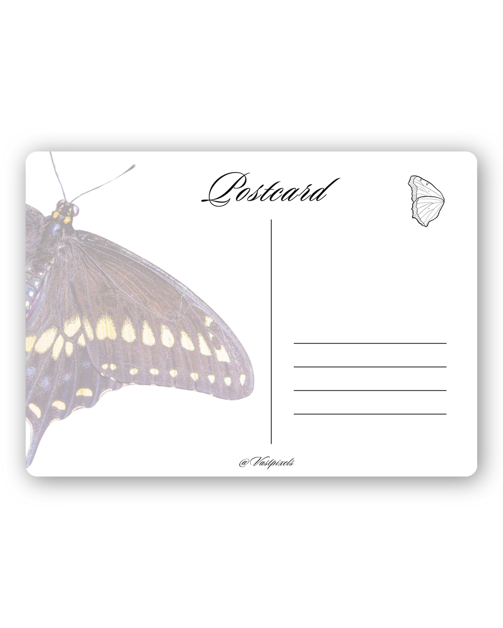 Velvet | Postcard